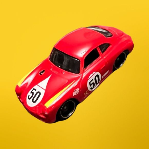 2015 Hot Wheels Red Porsche 356A Outlaw #50 Fifty 1:64 Diecast Toy  Racecar - Picture 1 of 4